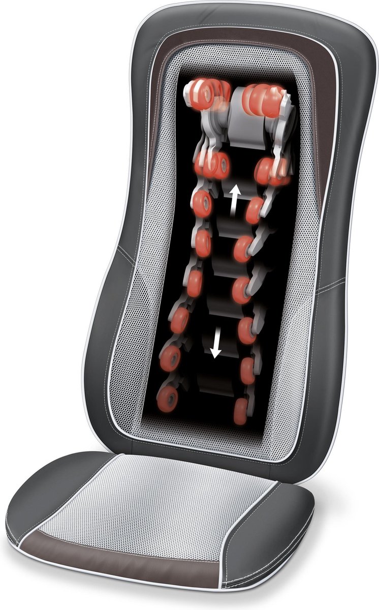 Beurer MG300 - Shiatsu massagekussen - XL - Full body massage - Zwart