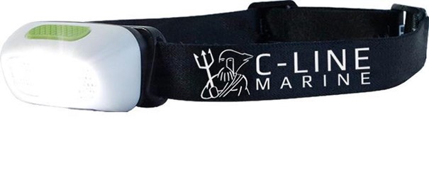 C-line Marine Hoofdlamp - LED 200 lm - USB oplaadbaar - Waterdicht IP44 - SOS functie - Wit en Rood licht