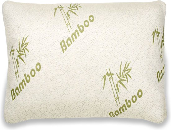 Bamboe kussen - MSS Bamboo Kussen - Origineel Bamboo Kussen - Cool Comfort - Memory Foam - Zacht, Koel & Drukverlagend - bamboo pillow