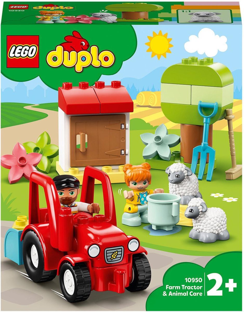 LEGO DUPLO Landbouwtractor en Dieren Verzorgen - 10950