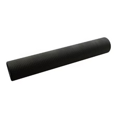 Foamroller voor fitness zwart lengte 90 cm diameter 15 cm