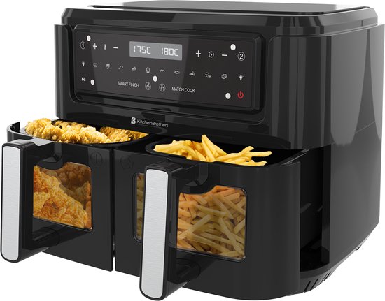 KitchenBrothers Dubbele Airfryer